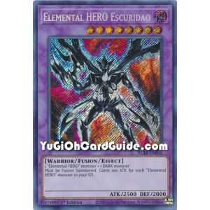 Elemental HERO Escuridao (Secret Rare) – Battles of Legend Armageddon | Carta YUGIOH en México