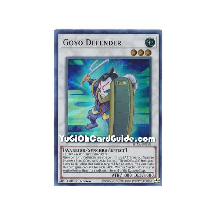 Goyo Defender (Ultra Rare) – Battles of Legend Armageddon | Carta YUGIOH en México