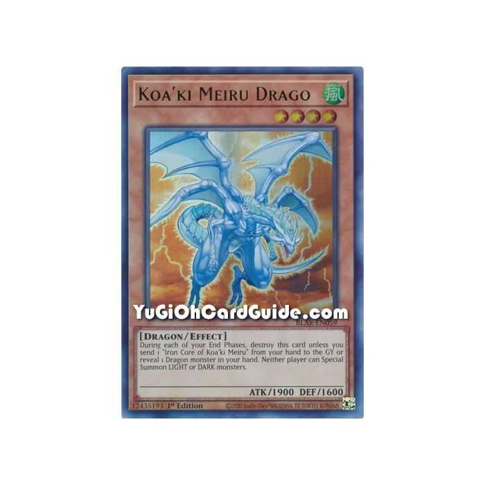 Koa'ki Meiru Drago (Ultra Rare) – Battles of Legend Armageddon | Carta YUGIOH en México