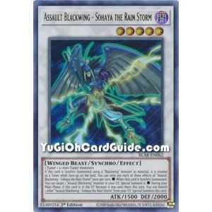 Assault Blackwing - Sohaya the Rain Storm (Ultra Rare) – Battles of Legend Armageddon | Carta YUGIOH en México