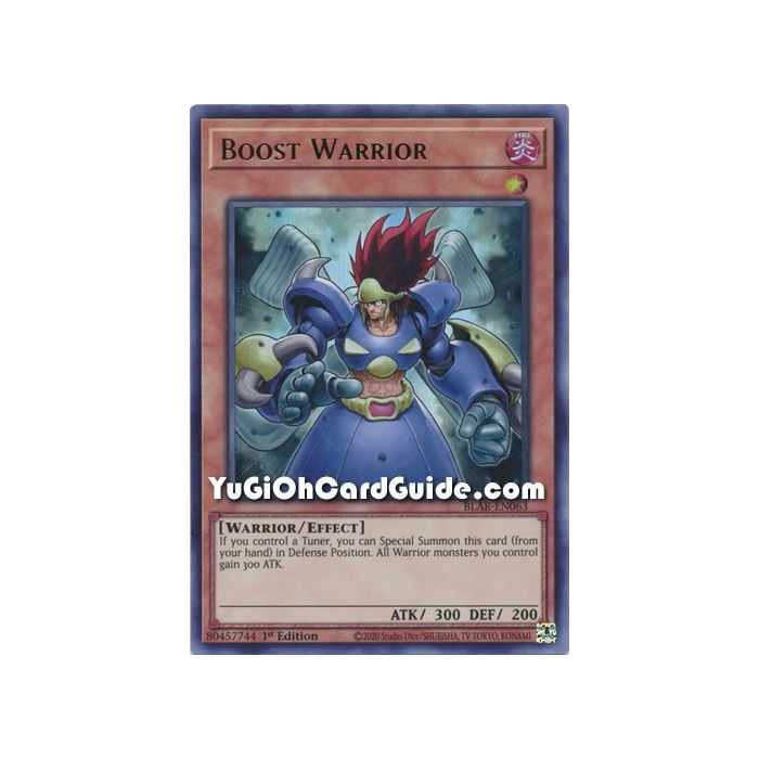 Boost Warrior (Ultra Rare) – Battles of Legend Armageddon | Carta YUGIOH en México