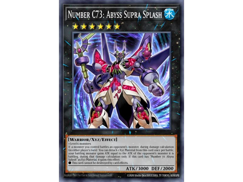 Number C73: Abyss Supra Splash (Super Rare)