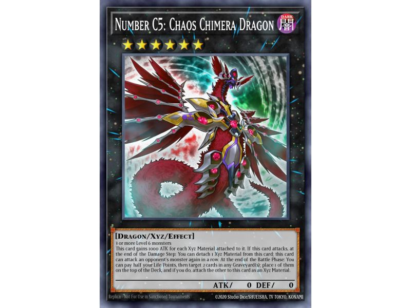 Number C5: Chaos Chimera Dragon (Super Rare)
