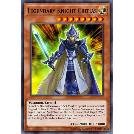 Legendary Knight Critias (Secret Rare)