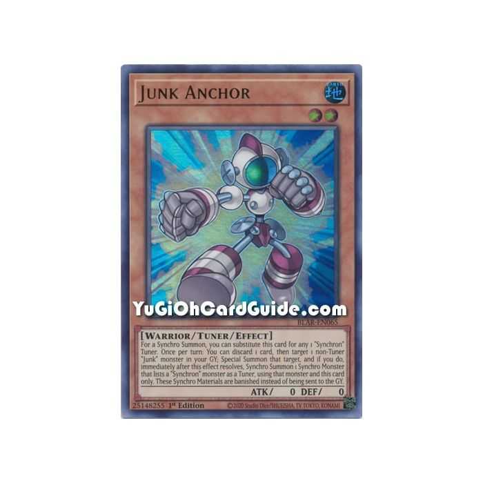 Junk Anchor (Ultra Rare) – Battles of Legend Armageddon | Carta YUGIOH en México