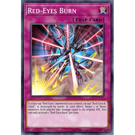 Red-Eyes Burn (Super Rare)