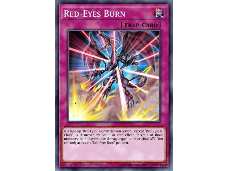 Red-Eyes Burn (Super Rare)