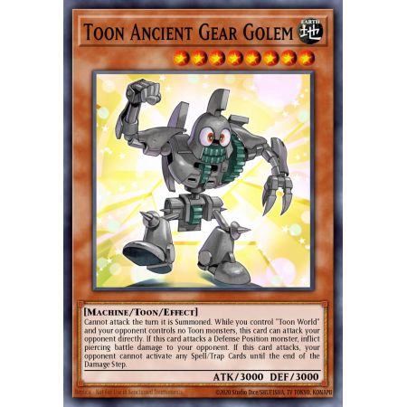 Toon Ancient Gear Golem (Super Rare)