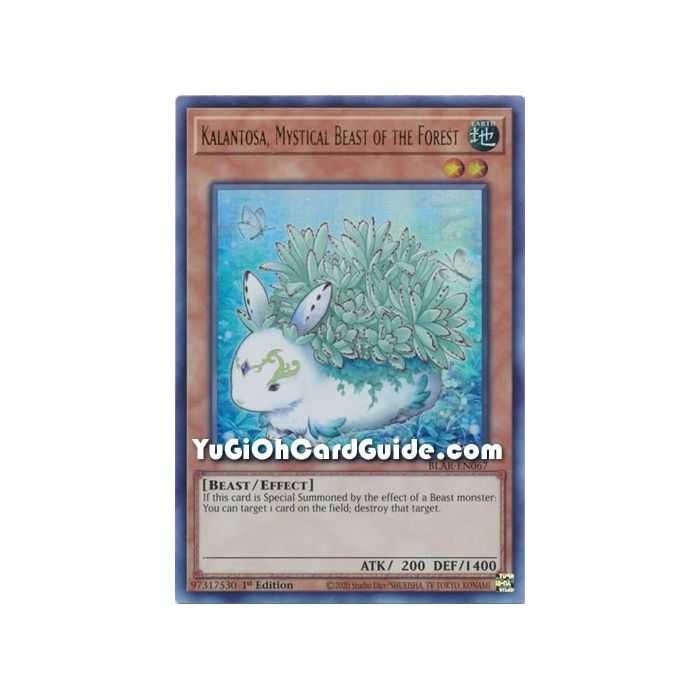 Kalantosa, Mystical Beast of the Forest (Ultra Rare) – Battles of Legend Armageddon | Carta YUGIOH en México
