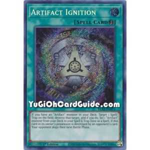 Artifact Ignition (Secret Rare) – Battles of Legend Armageddon | Carta YUGIOH en México