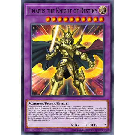 Timaeus the Knight of Destiny (Ultra Rare)