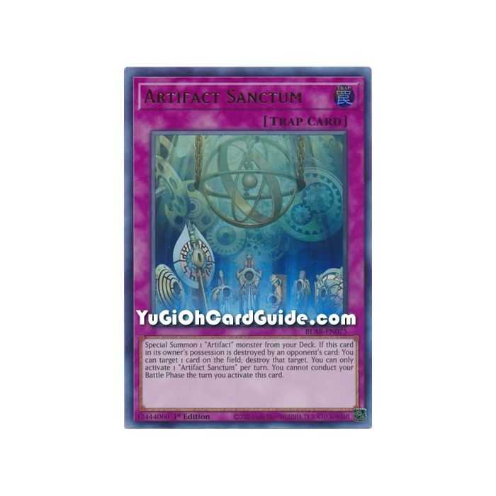Artifact Sanctum (Ultra Rare) – Battles of Legend Armageddon | Carta YUGIOH en México
