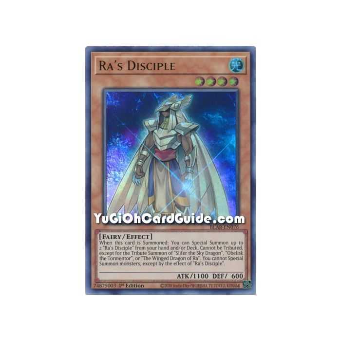 Ra's Disciple (Ultra Rare) – Battles of Legend Armageddon | Carta YUGIOH en México