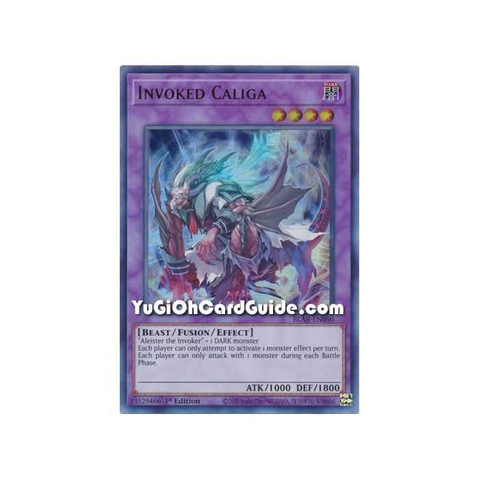 Invoked Caliga (Ultra Rare) – Battles of Legend Armageddon | Carta YUGIOH en México