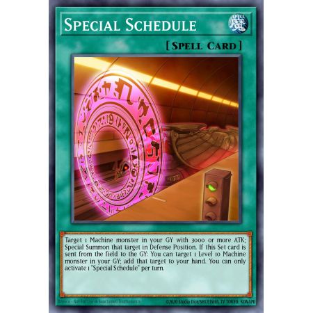Special Schedule (Common)