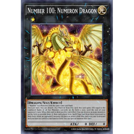 Number 100: Numeron Dragon (Secret Rare)