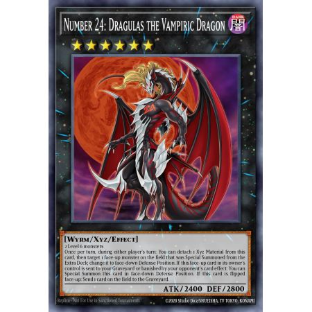 Number 24: Dragulas the Vampiric Dragon (Secret Rare)