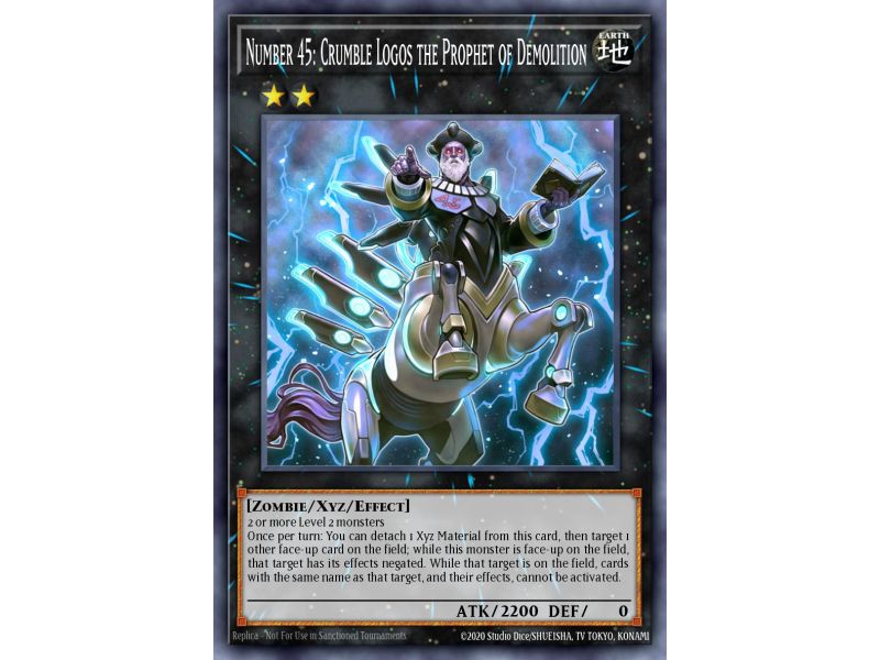 Number 45: Crumble Logos the Prophet of Demolition (Secret Rare)