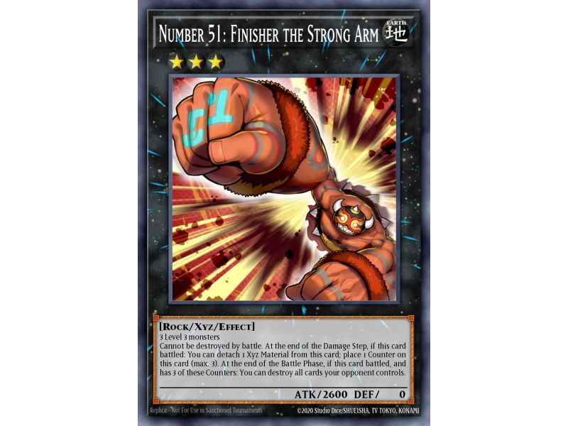 Number 51: Finisher the Strong Arm (Secret Rare)