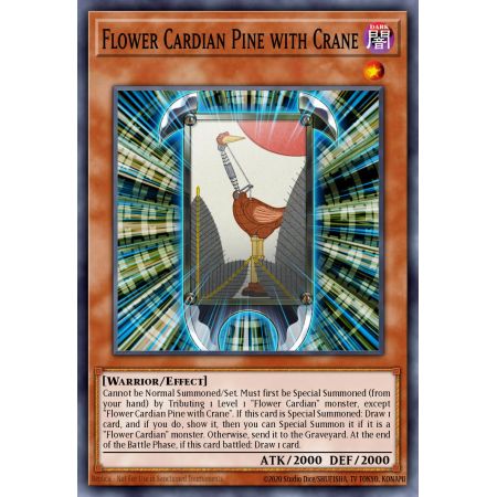 Flower Cardian Pine with Crane (Ultra Rare)