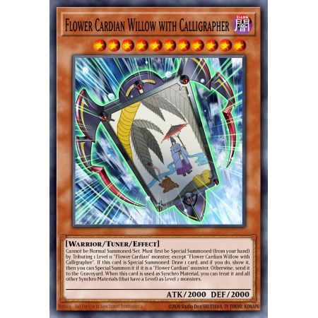 Flower Cardian Willow with Calligrapher (Ultra Rare)