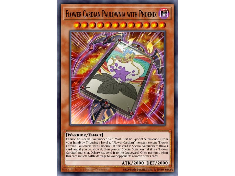 Flower Cardian Paulownia with Phoenix (Ultra Rare)