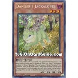 Danger!? Jackalope? (Secret Rare) – Battles of Legend Armageddon | Carta YUGIOH en México