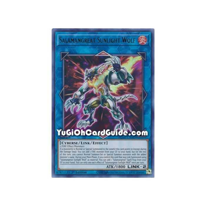 Salamangreat Sunlight Wolf (Ultra Rare) – Battles of Legend Armageddon | Carta YUGIOH en México