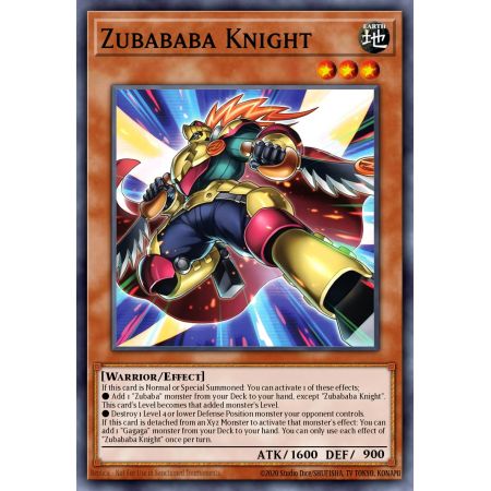 Zubababa Knight (Super Rare)