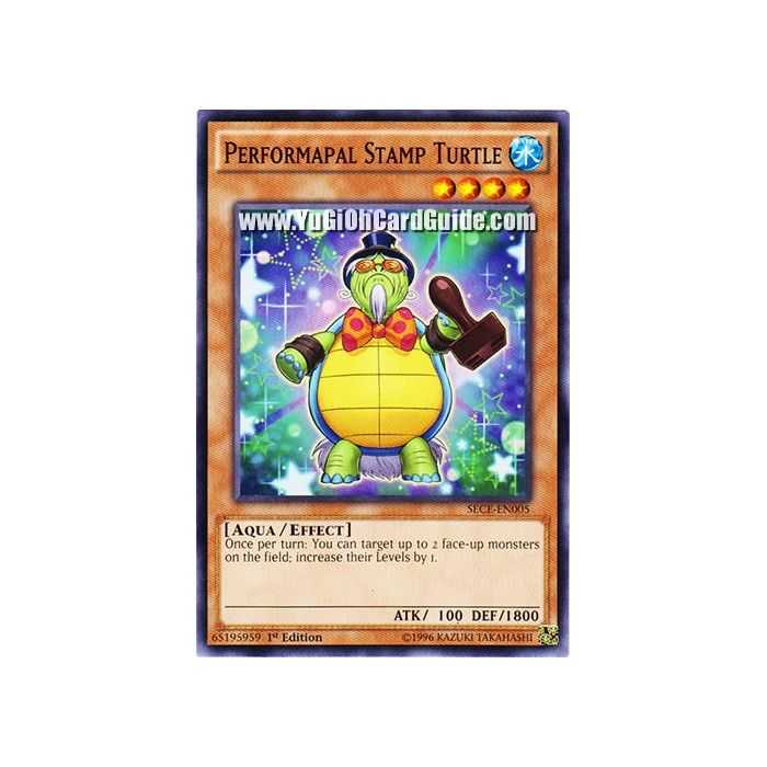 Performapal Stamp Turtle (Common) – Secrets of Eternity | Carta YUGIOH en México