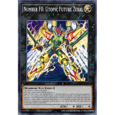 Number F0: Utopic Future Zexal (Starlight Rare)