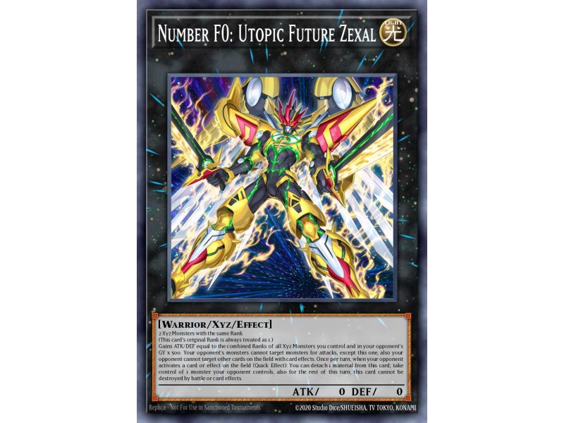 Number F0: Utopic Future Zexal (Starlight Rare)