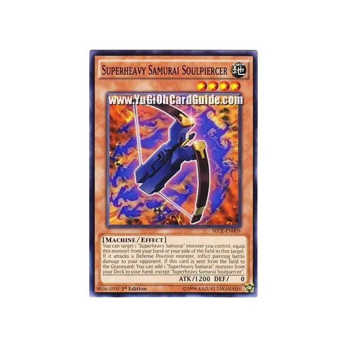 Superheavy Samurai Soulpiercer (Common) – Secrets of Eternity | Carta YUGIOH en México