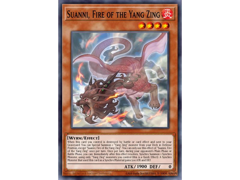 Suanni, Fire of the Yang Zing (Super Rare)