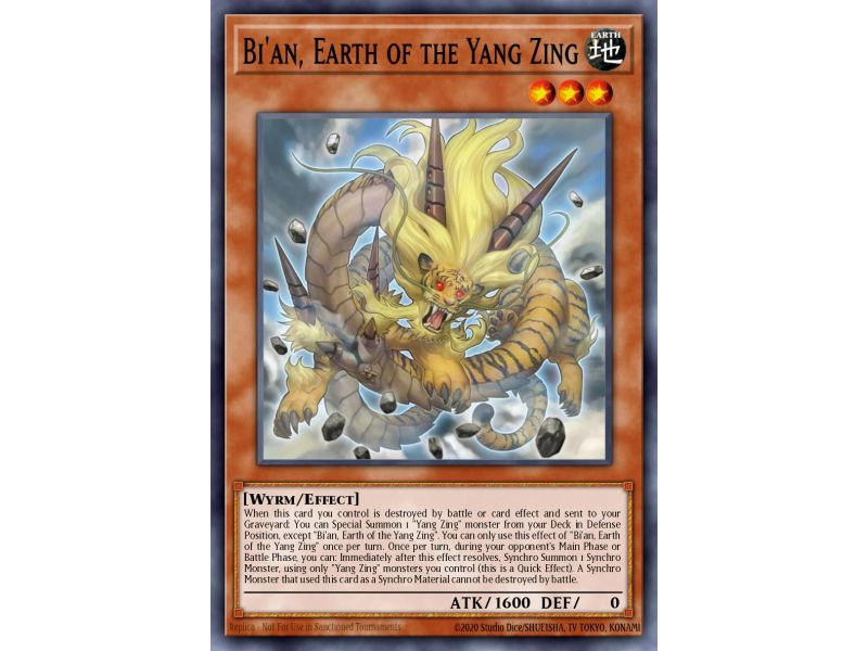 Bi'an, Earth of the Yang Zing (Super Rare)