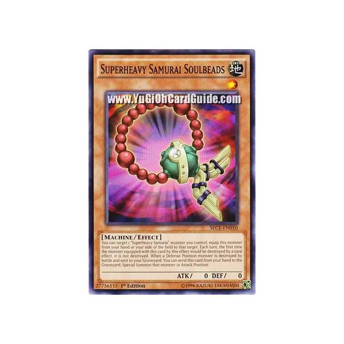 Superheavy Samurai Soulbeads (Common) – Secrets of Eternity | Carta YUGIOH en México
