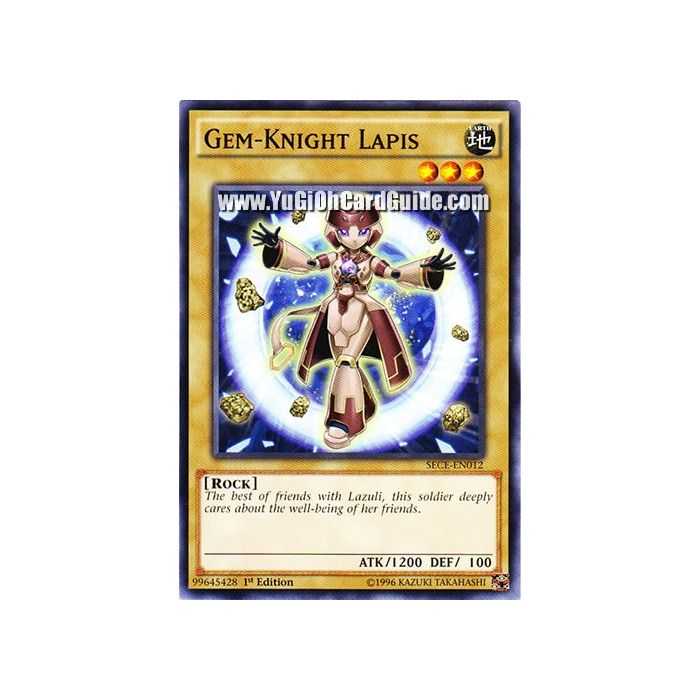 Gem -  Knight Lapis (Common) – Secrets of Eternity | Carta YUGIOH en México