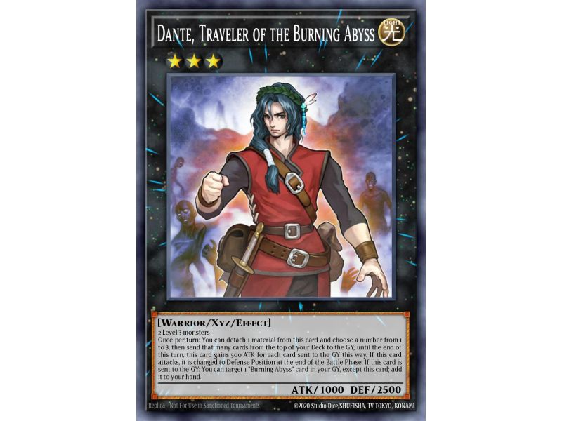 Dante, Traveler of the Burning Abyss (Secret Rare)