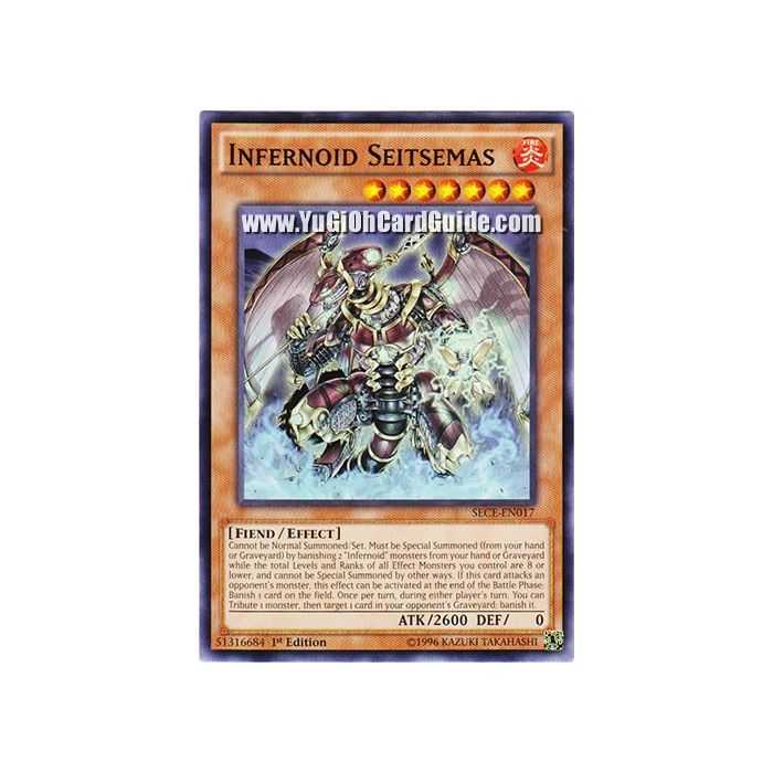 Infernoid Seitsemas (Common) – Secrets of Eternity | Carta YUGIOH en México