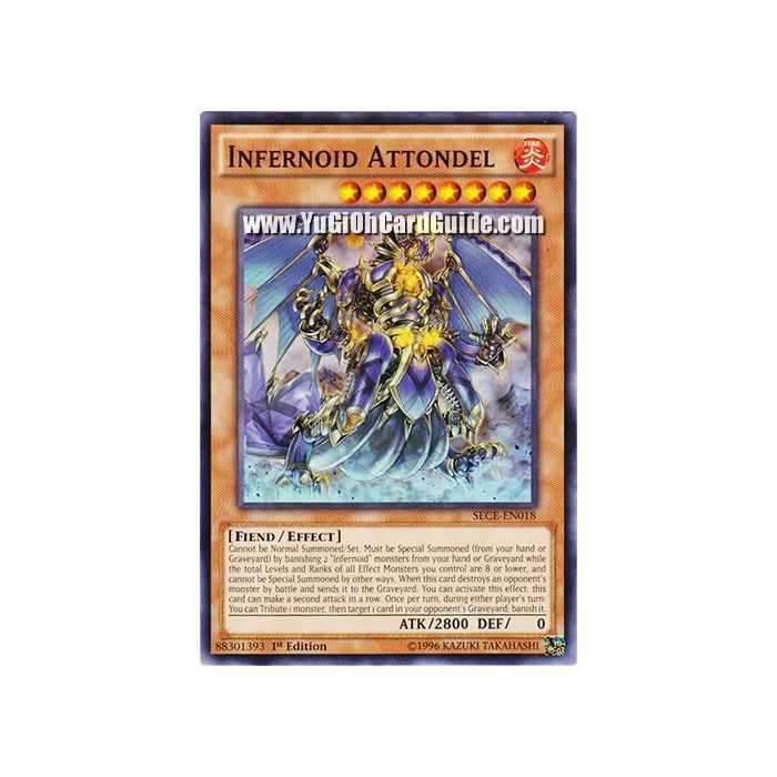 Infernoid Attondel (Common) – Secrets of Eternity | Carta YUGIOH en México