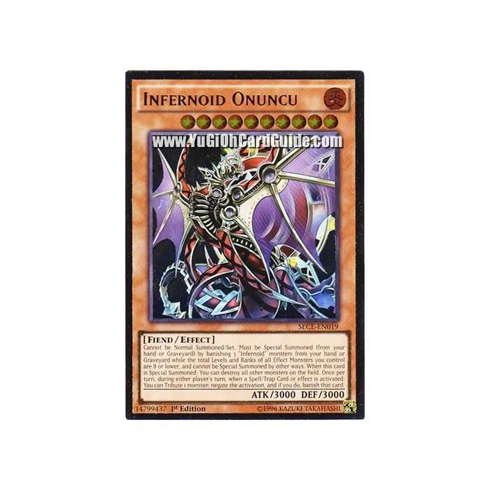 Infernoid Onuncu (Secret Rare) – Secrets of Eternity | Carta YUGIOH en México
