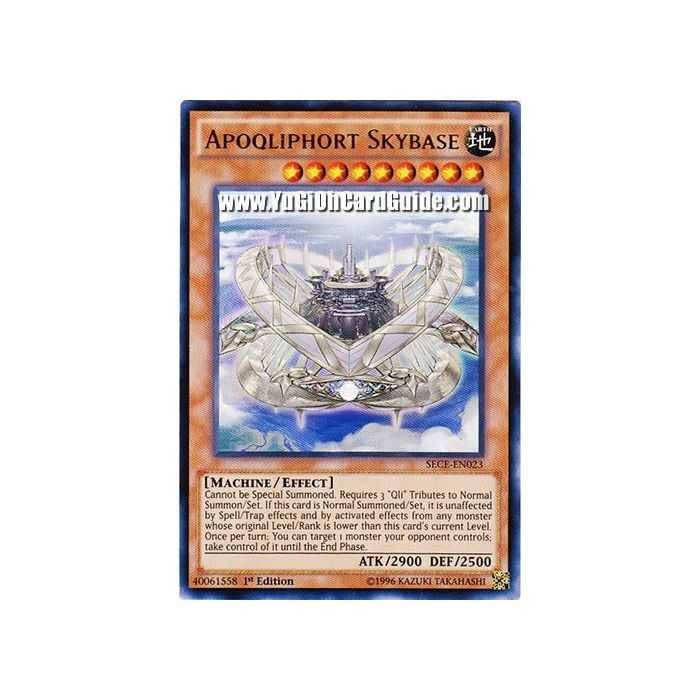 Apoqliphort Skybase (Ultra Rare) – Secrets of Eternity | Carta YUGIOH en México