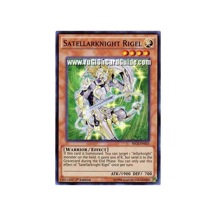 Satellarknight Rigel (Super Rare) – Secrets of Eternity | Carta YUGIOH en México