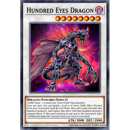 Hundred Eyes Dragon (Super Rare)