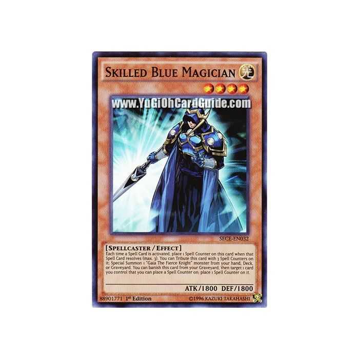 Skilled Blue Magician (Super Rare) – Secrets of Eternity | Carta YUGIOH en México