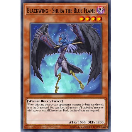 Blackwing - Shura the Blue Flame (Rare)