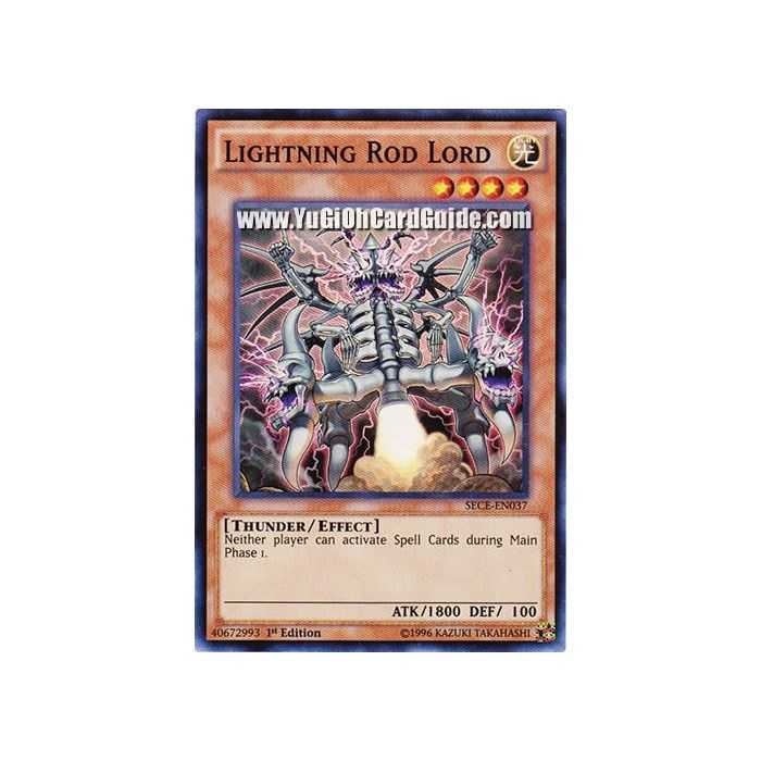 Lightning Rod Lord (Super Rare) – Secrets of Eternity | Carta YUGIOH en México