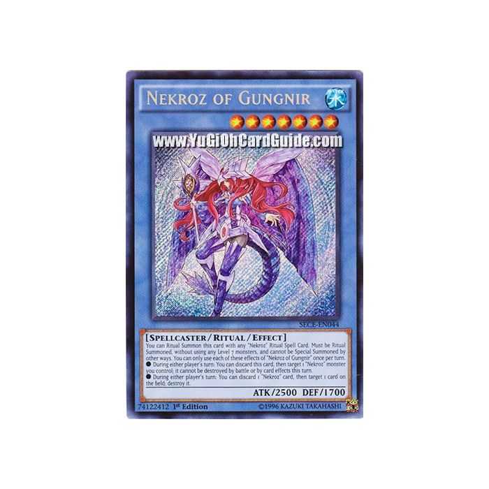 Nekroz of Gungnir (Secret Rare) – Secrets of Eternity | Carta YUGIOH en México