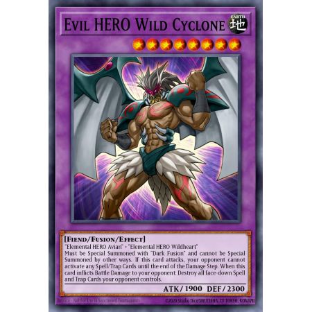Evil HERO Wild Cyclone (Ultra Rare)