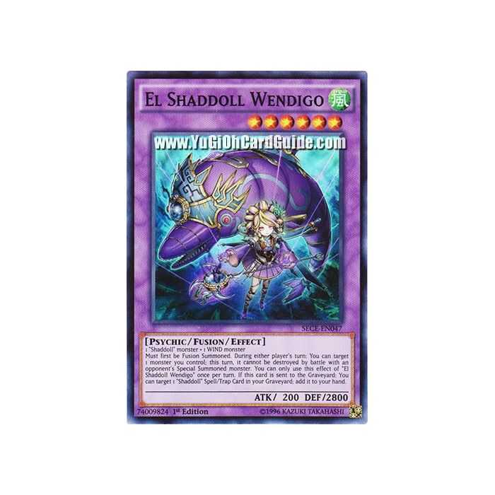 El Shaddoll Wendigo (Super Rare) – Secrets of Eternity | Carta YUGIOH en México